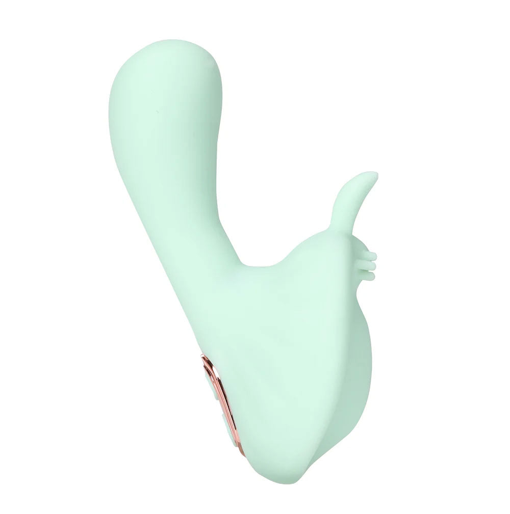 Maia Toys Averi Liquid Silicone Dual Vibration Anal Vibrator, Green — image 2