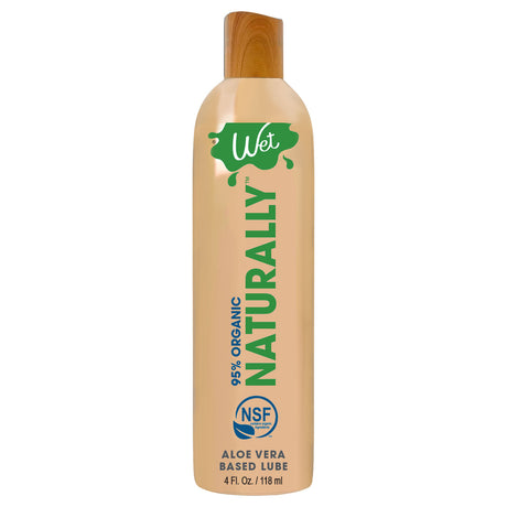 Wet Naturally 95% Organic Aloe Lubricant — 4 oz - WT26425