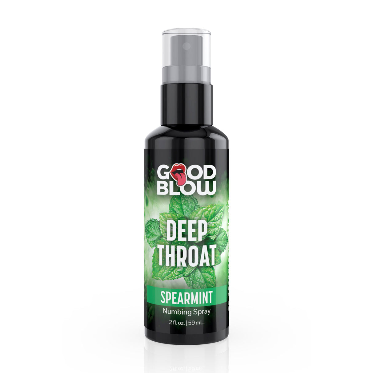 XR Brands Deep Throat Numbing Spray — Spearmint, 1 oz - GB-AH588-SPEAR