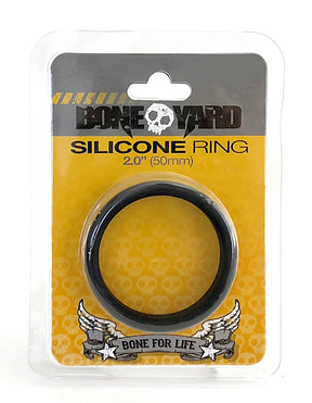 Rascal Boneyard Silicone Ring — 50mm, Black - BY-0150