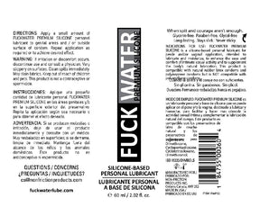 Fuck Water Premium Silicone Lubricant — 2 fl. oz. - FW-S2