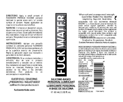 Fuck Water Premium Silicone Lubricant - 2 Fl. Oz. by Fuck Water