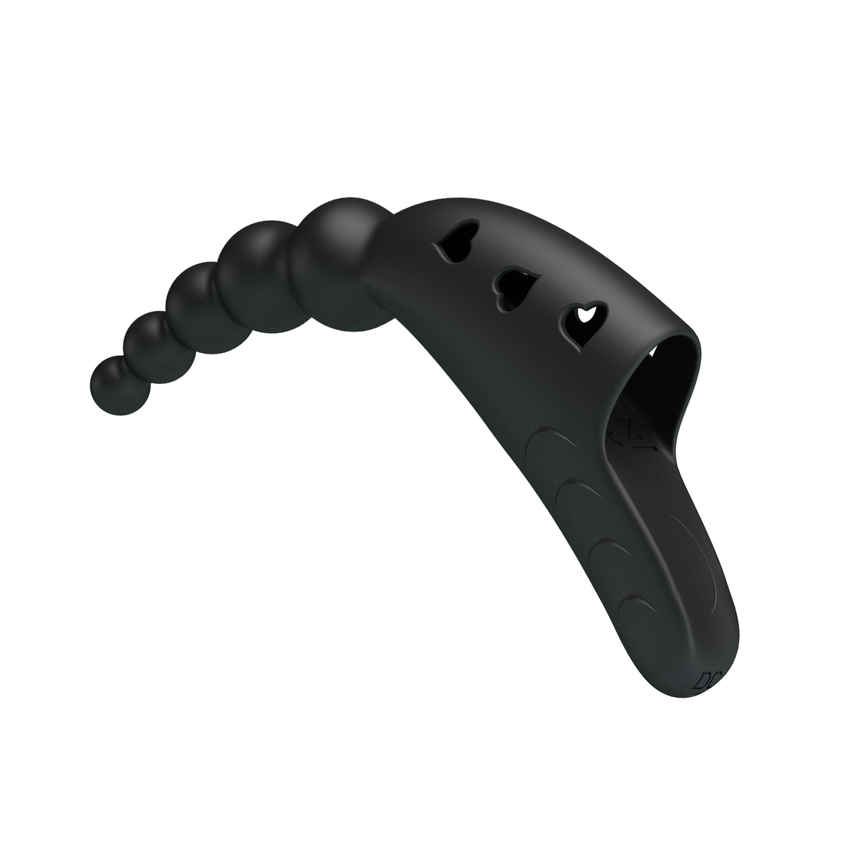 Pretty Love Jordin Beaded Finger Vibe — Black - BI-300088