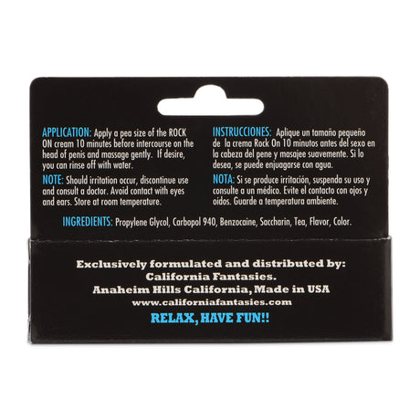 Rock on - 0.5 Oz. Tube - Boxed by California Fantasies