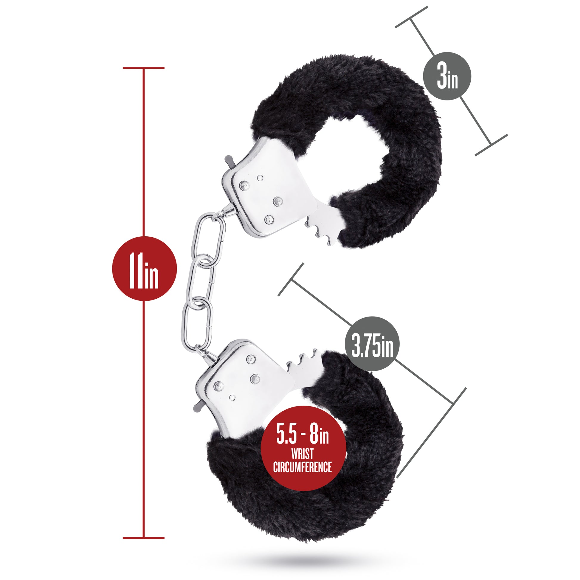 Temptasia Cuffs - Black by Blush