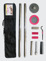 Mipole 360 Spinning Professional Dance Pole — Portable, Dual Mode - VSI-MI-360