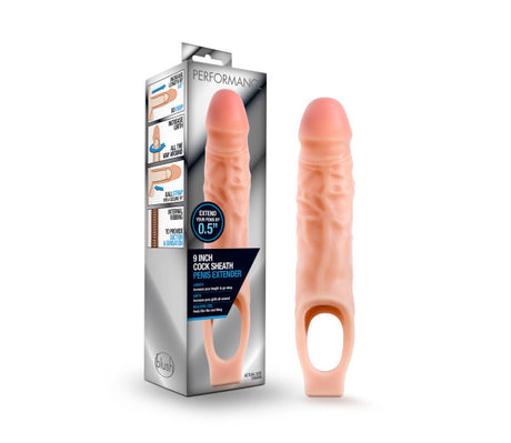 Blush Performance 9-Inch Penis Sheath — Vanilla - BL-26583