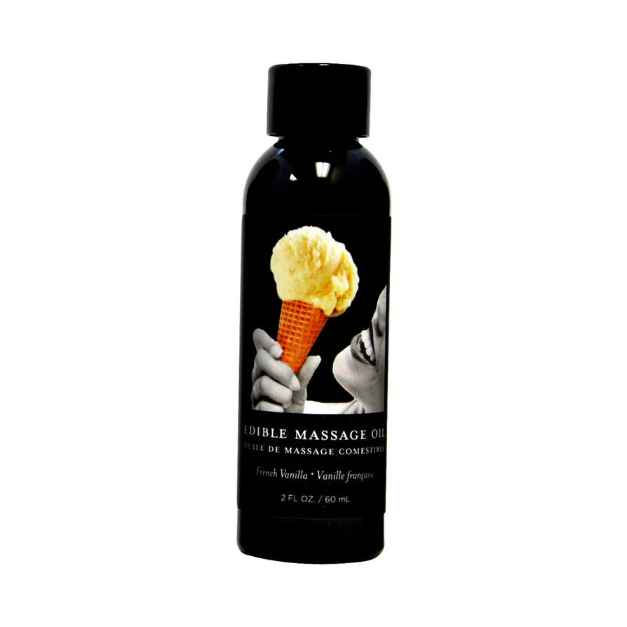 Earthly Body Edible Massage Oil Gift Set, 3 x 2 fl oz — Strawberry, Watermelon, Vanilla - EB-MSEG003