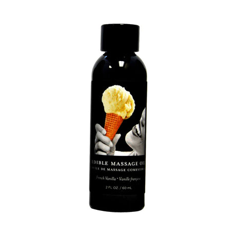 Earthly Body Edible Massage Oil Gift Set, 3 x 2 fl oz — Strawberry, Watermelon, Vanilla - EB-MSEG003