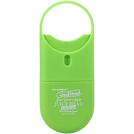 Doc Johnson GoodHead JuicyHead Dry Mouth Spray — Sour Green Apple 0.30 oz - DJ1363-54-CD
