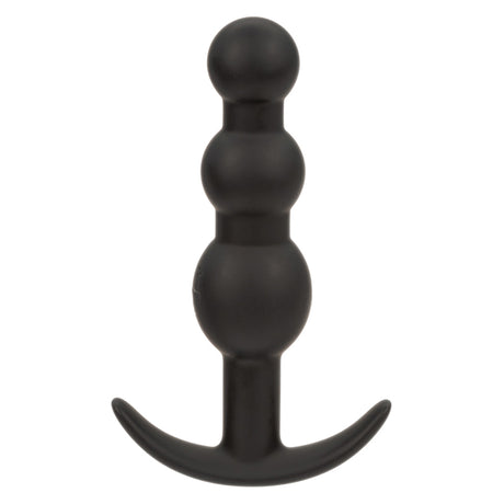 CalExotics Boundless X5 Vibrating Beaded Plug — Black, 10 Modes - SE2700552