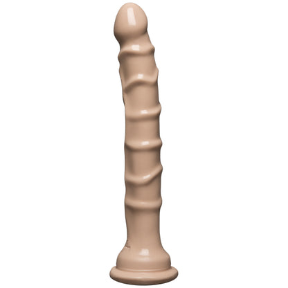 Raging Hard Ons Slimline With Suction Cup 8 Inch Dong - White by Doc Johnson
