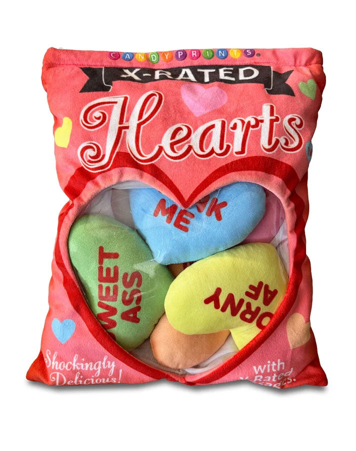 Little Genie X-Rated Valentine's Plushy Pillow Set (1 Outer + 5 Mini Hearts) - LG-CP.1302