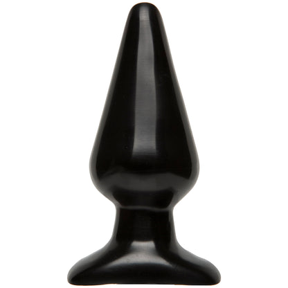 Classic Butt Plug Smooth - Large - Black by Doc Johnson