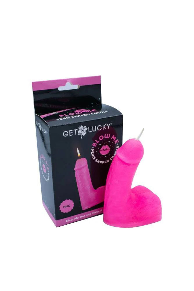 Blow Me Penis Candle - Pink by Viben