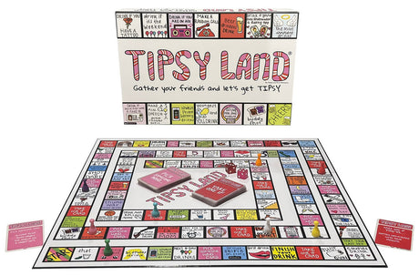 Kheper Games Tipsy Land Party Drinking Board Game - KG-IG003