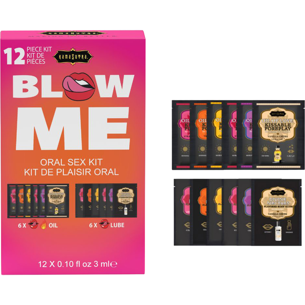 Kama Sutra Sex-To-Go Packet Set — 12-Pack Assorted Kits - KS12057