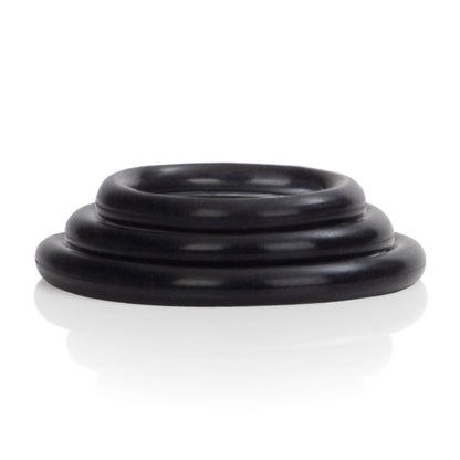 Silicone Support Rings - Black by CalExotics