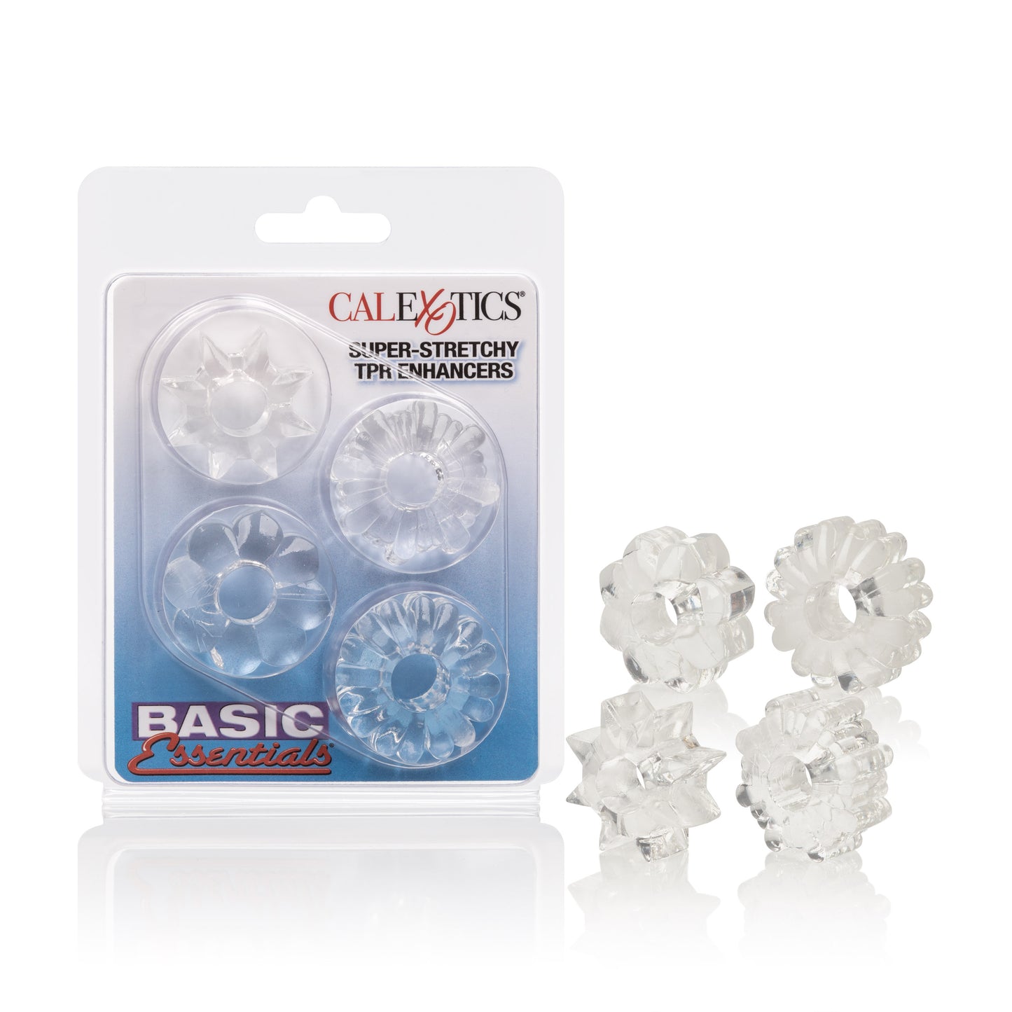 Basic Essentials 4 Pack - Clear by CalExotics