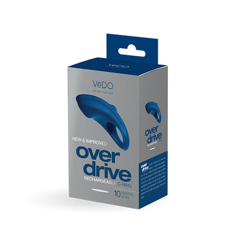 VeDO Over Drive Plus Rechargeable Cock Ring — Blue - VI-R0606
