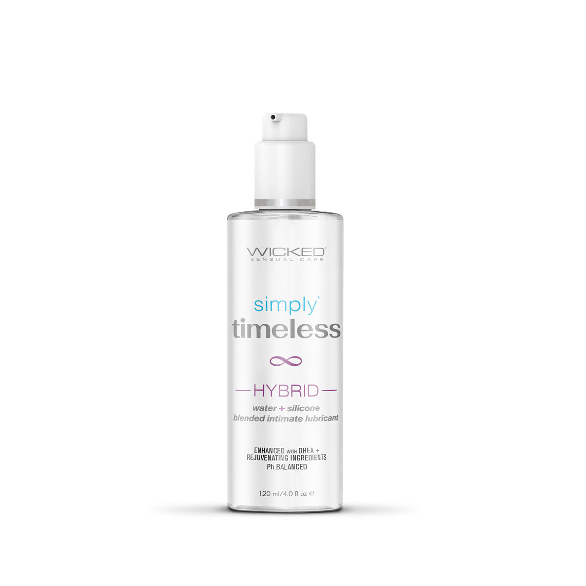 Wicked Sensual Care Simply Timeless Hybrid Lubricant — 4 oz - WS-91314
