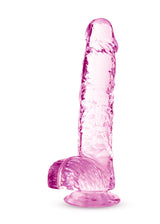 Blush Naturally Yours Crystalline Dildo, 6 Inch, Rose - BL-51700