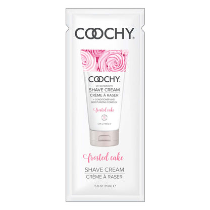Coochy Shave Cream - Frosted Cake - 15 ml Foils 24 Count Display by Classic Brands