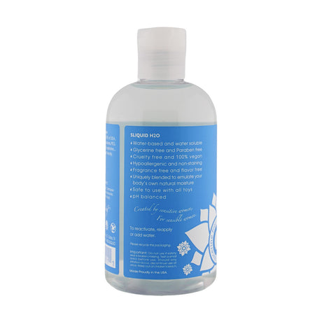 Sliquid Naturals H2O Water-Based Lubricant — 8.5 fl oz - SLIQ011