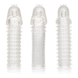 CalExotics 3-Piece Extension Sleeve Kit — Textured Enhancers - SE1625502