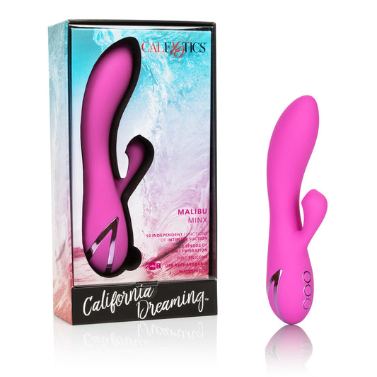 CalExotics California Dreaming Malibu Minx Clitoral Suction & Vibration Massager - SE4350453