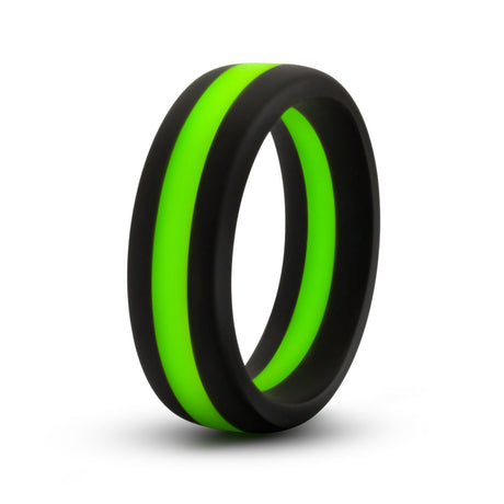 Blush Performance Silicone Go Pro Cock Ring — Black/Green - BL-91122