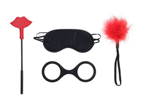 Sportsheets eX's and Oh's Kiss Kit — 4-Piece Bondage Set - SS09985