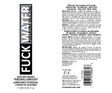 Fuck Water Premium Silicone Lubricant — 8 fl oz - FW-S8