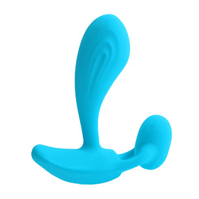 Evolved Novelties Wear Me Out Double-Motor Wearable Vibrator, Blue - GX-RS-3823-2