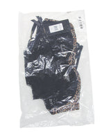 Felicia Mesh and Lace Bralette w/Garter & G-String 3 pc Set - Leopard 3X/4X by House of Desire