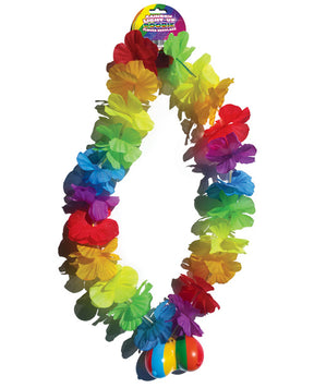 Rainbow Light Up Flower Boobie Necklace by Hott Products