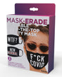 Hott Products Mask-erade Masks - F Covid/WTF?/New Normal X Pack of 3 by Hott Products
