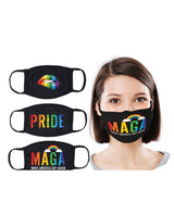 Hott Products Mask-erade Reusable Pride Face Masks, Pack of 3