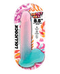 Sweet Sex 8.5" Lollicock Cotton Candy Dildo - Multi Color by Sweet Sex