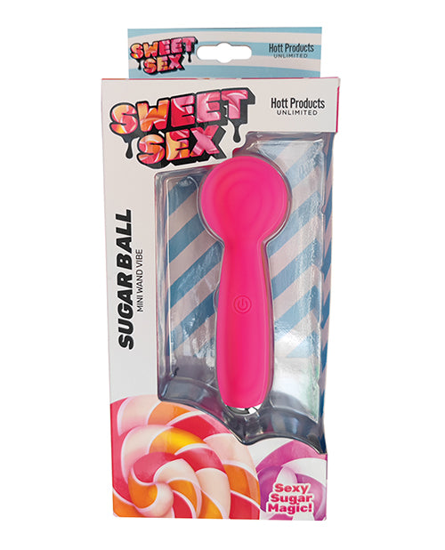 Sweet Sex Sugar Ball Mini Wand Vibe - Magenta by Sweet Sex