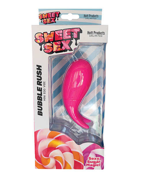 Sweet Sex Bubble Rush Mini Egg Vibe - Magenta by Sweet Sex
