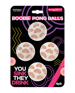 Boobie Beer Pong Balls - 4 pk by Hott Products
