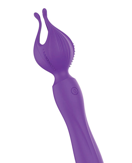 Hott Products Clitoral Kiss Vibe — Purple Vibrating Wand
