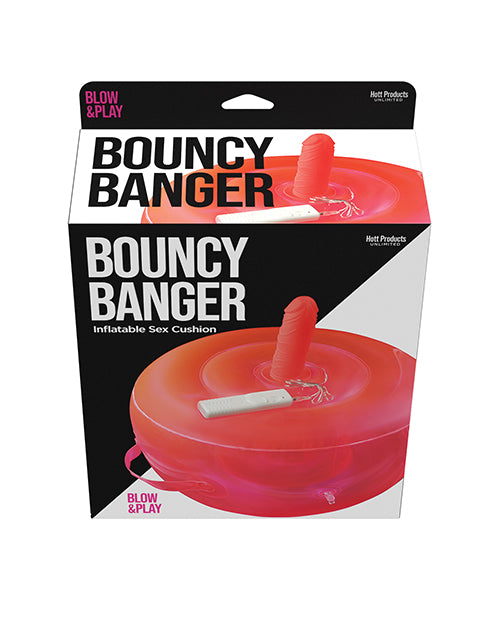 Bouncy Banger Inflatable Cushion w/Vibrating Dildo by Hott Products