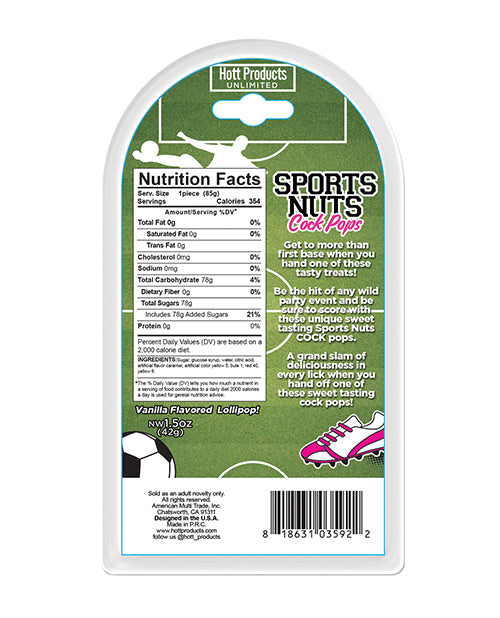 Hott Products Adult Novelty Lollipops — Caramel Soccer Balls