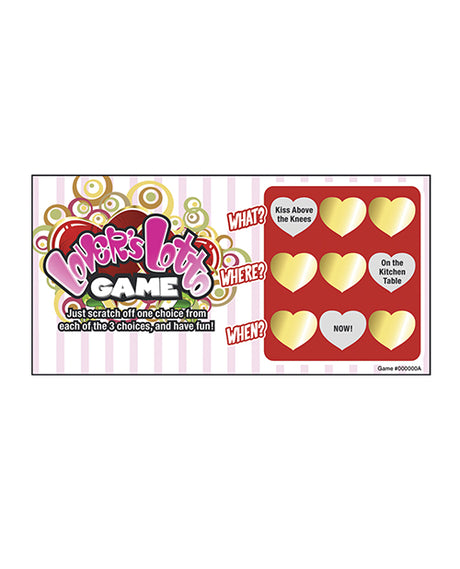 Hott Products Lovers Lotto Scratch & Play Sex Game (12-Pack)