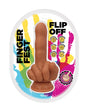 Finger Fest Flip Off Dildo - Tan by Finger Fest