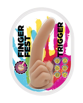 Finger Fest Trigger Dildo - Flesh by Finger Fest