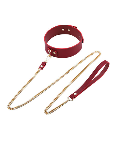 Honey Play Box Federico Leather Restraint Kit — Red