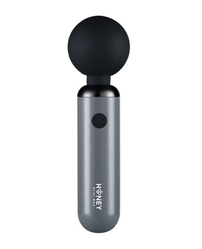 Pomi Wand Clit Tease Vibrating Wand - Grey by Honey Play Box